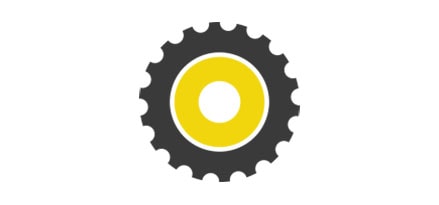 Gearbox Analysis icon in yellow and black