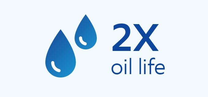 2 times oil life improvement