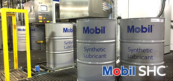 Mobil synthetic lubricant for industrial plant