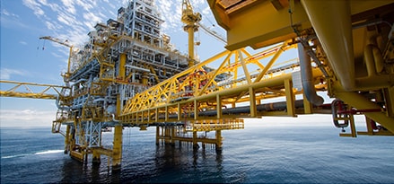 Offshore oil and gas processing rig