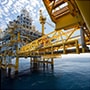 Offshore oil and gas processing rig