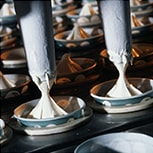 Food machinery lubrication for ice cream dispenser