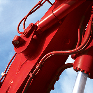 Off highway hydraulic arm Off highway hydraulic arm