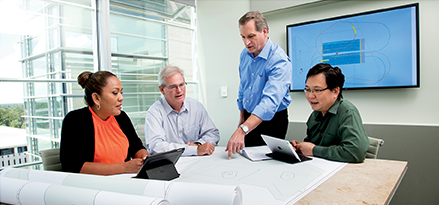 Office workers