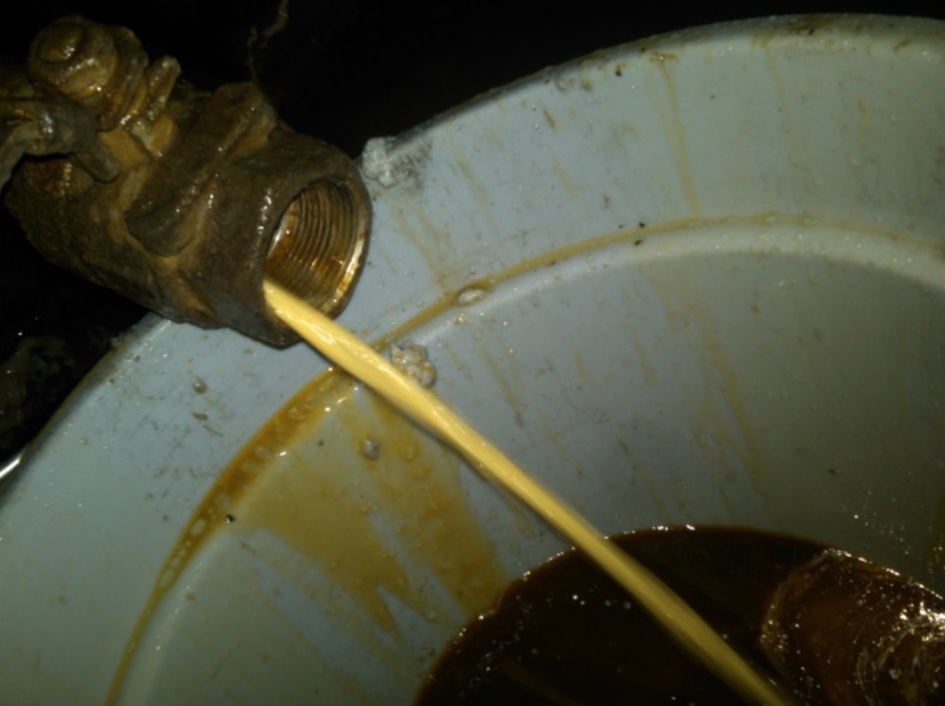 Water emulsion in oil