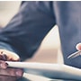 Startup services engineers with pad