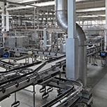 Zoomed in photo of conveyor belt