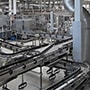 Zoomed in photo of conveyor belt