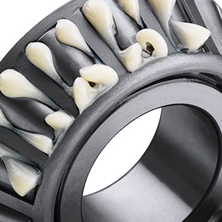 Bearings stacked upon each other