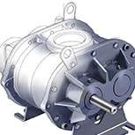 Blowers Model GM lubricated by Mobil SHC 629 Circulating Oil