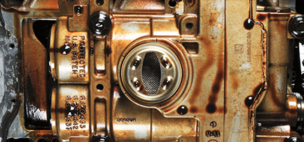 Engine after one oil change with Mobil 1™ oil