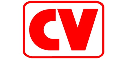 CV Racing Products logo for racing oil distributors