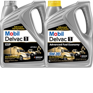 Mobil Delvac 1™ advanced full synthetic heavy-duty diesel engine oils