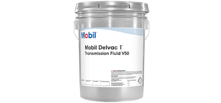 Mobil Delvac 1 Trans V50 5gal pail front 2020