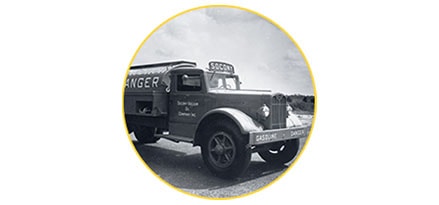 Post Word War II diesel truck
