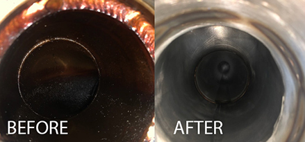 Before and After Degrease