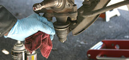 Remove brake suspension components