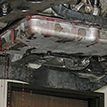 Automatic transmission filter pan