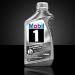 Bottle of Mobil 1™ transmission fluid