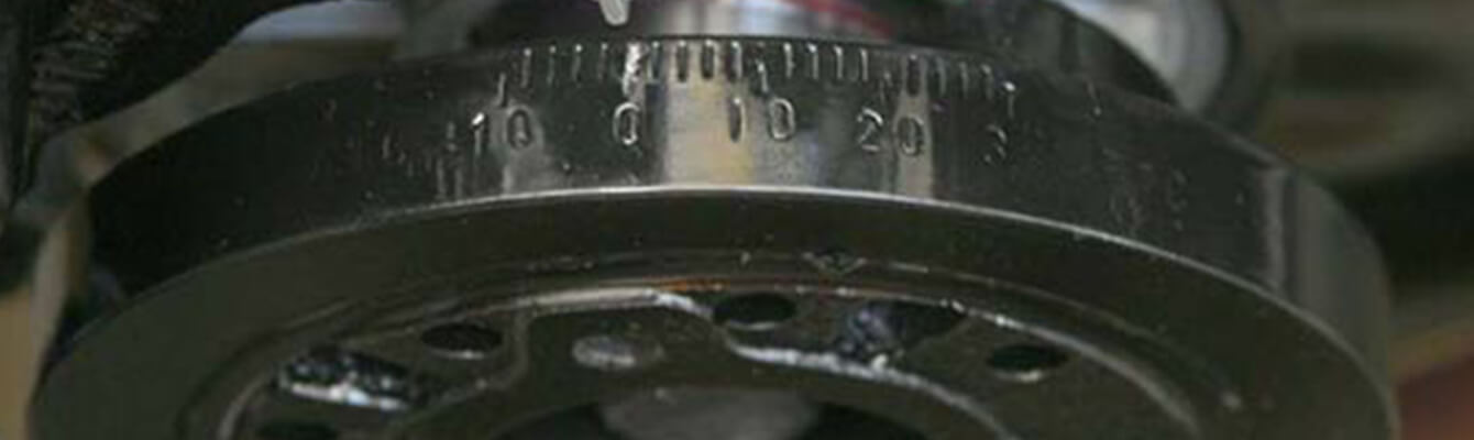 Ignition system timing check Ignition system timing check