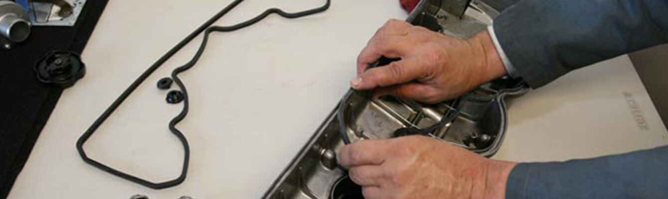 Installing valve cover gasket Installing valve cover gasket