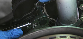 Check axle rotation and axle bolts