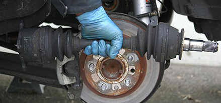 What Fluids are involved in Changing a CV Axle?