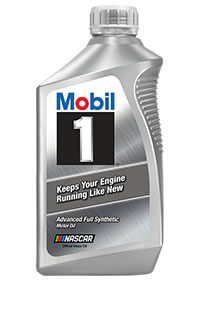 Mobil 1™ synthetic motor oil quart bottle
