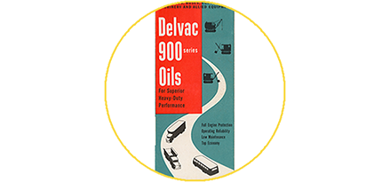 Delvac 100 oils poster