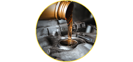 Pouring oil