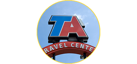 Travel center logo