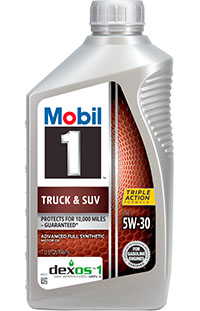 Mobil 1™ Truck and SUV 5W-30 motor oil