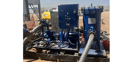 Particulate Removal System Onsite