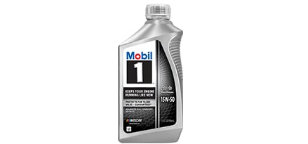 Mobil 1™ 15W-50 motor oil