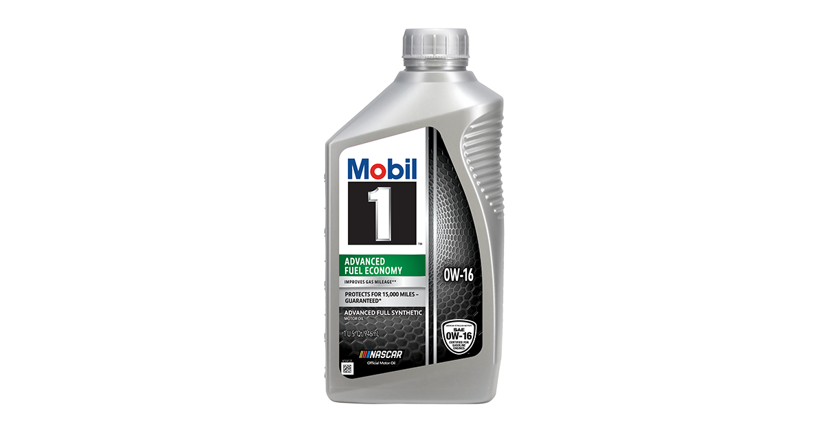 Mobil 1™ Advanced Fuel Economy Full Synthetic Motor Oil 0W-16