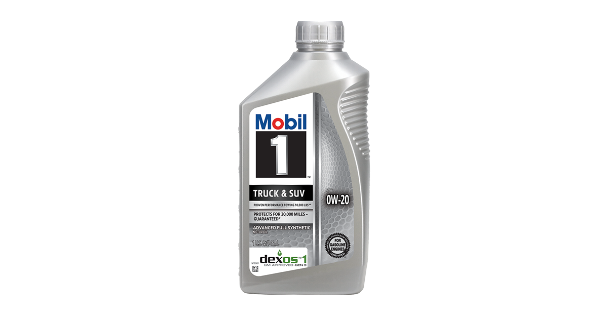 Mobil 1™ Truck & SUV 0W-20
