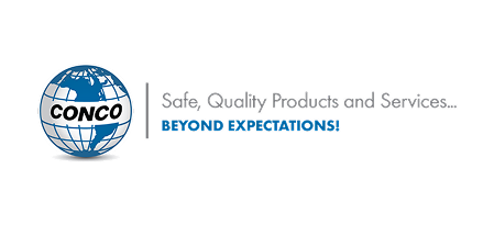 CONCO logo with the message ‘Safe, Quality Products and Services… Beyond Expectations!´