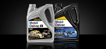 Mobil Delvac™ heavy duty oils for diesel engines both FA 4 and CK 4 grades