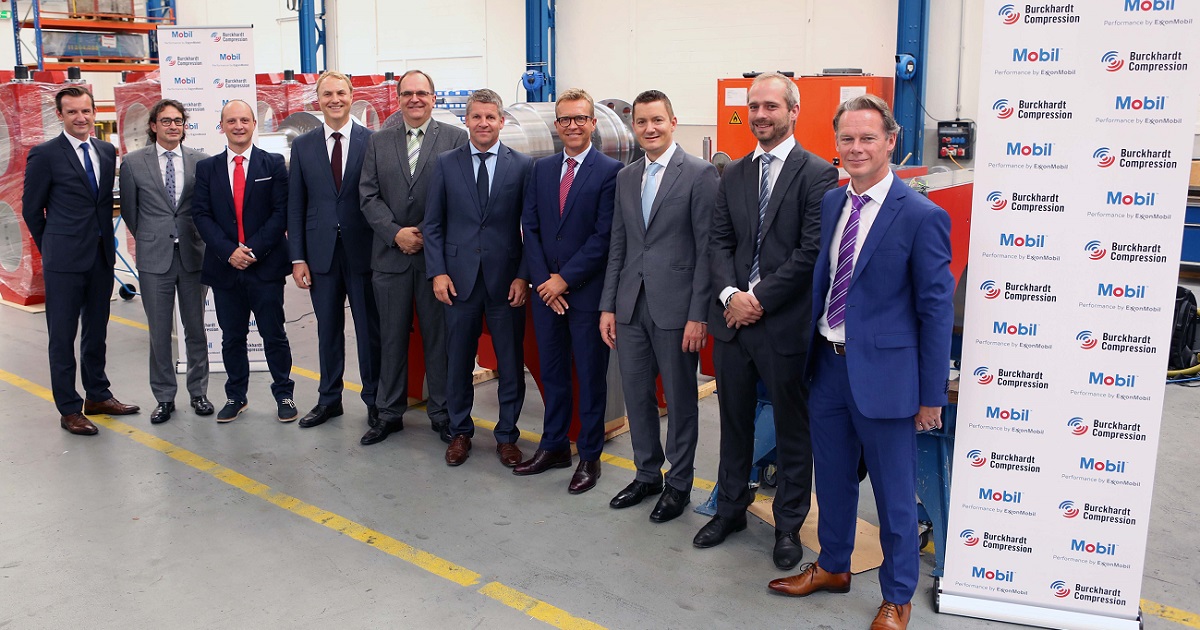 Burckhardt Compression and ExxonMobil sign Global Lubricants