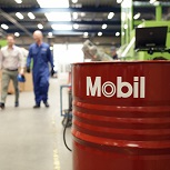 Mobil oil drum