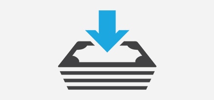 lower production cost icon