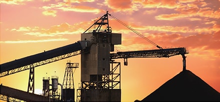 coal energy power plant yard