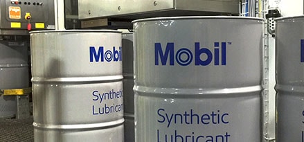 Mobil synthetic lubricant for industrial plant