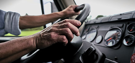 Man at the wheel