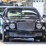 Bentley in factory line up