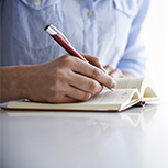 Person taking notes