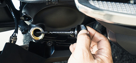 Decrease in volume of engine oil