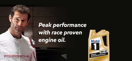 Peak performance with race proven engine oil.