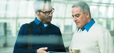 Scientists discussing